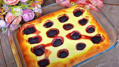 Caserola cu branza de vaci...