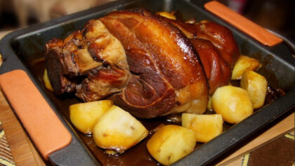 Ciolan de porc la cuptor...