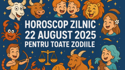 Horoscop 22 august 2025 pentru...