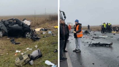 Accident cumplit in Romania! Sase...