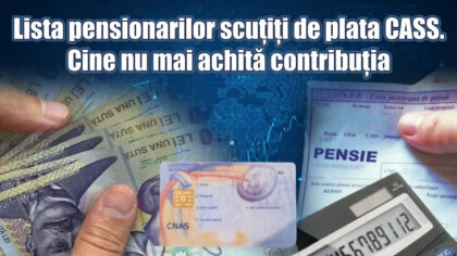 Cine sunt pensionarii scutiti de...