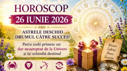 Horoscop 26 iunie 2026. Astrele...